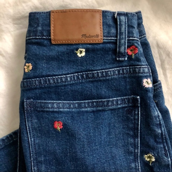 Madewell Floral Confetti Embroidered Wide Jeans - Picture 5 of 6